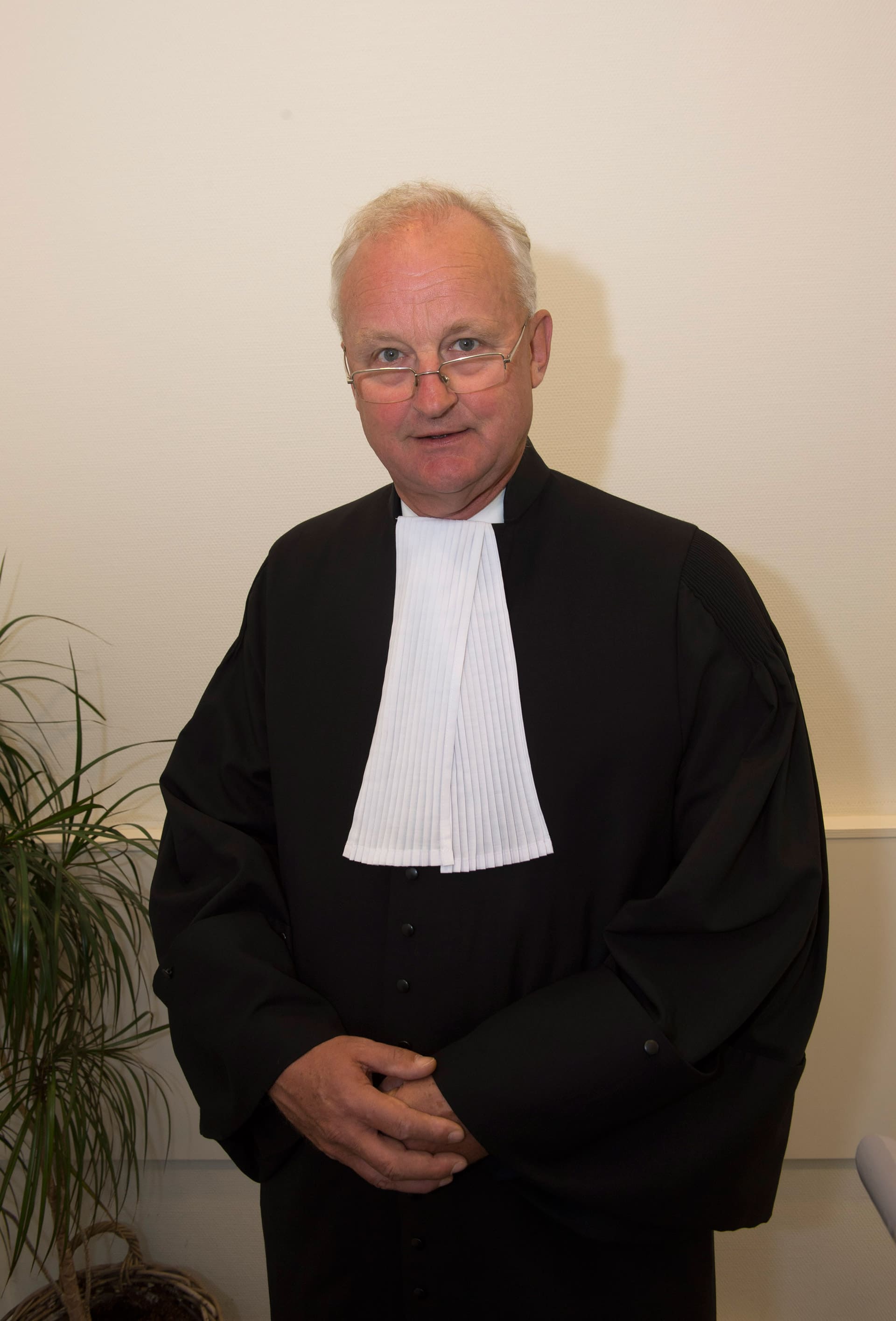 Mr. Frans van Schaik in toga